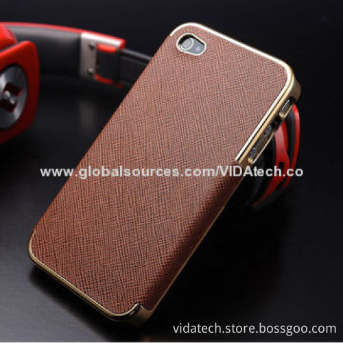 PU-coated Hard PC Case for iPhone 5/iPhone 5S
